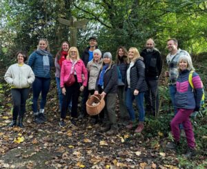 Foraging group as part of "Forage and Lunch" Event